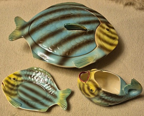 Shorter son pottery fish - shorter,
